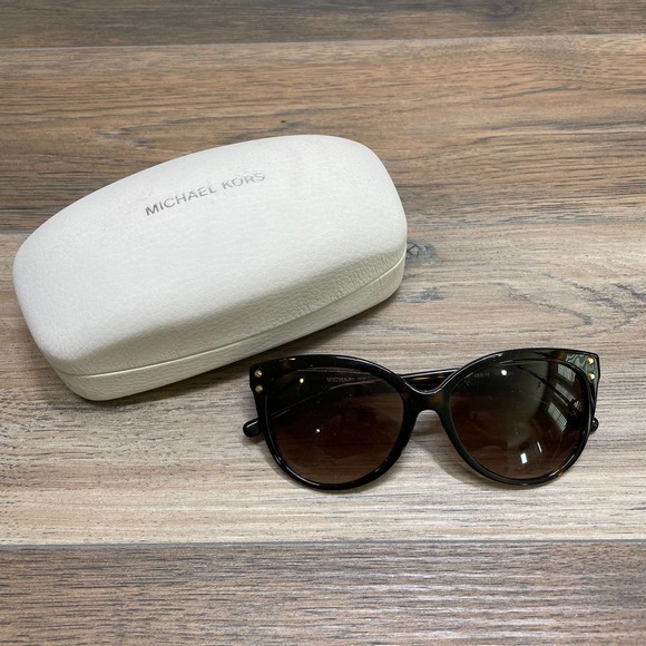 Michael Kors Womens Model MK2045 Cat Eye Sunglasses Black Full Rim
